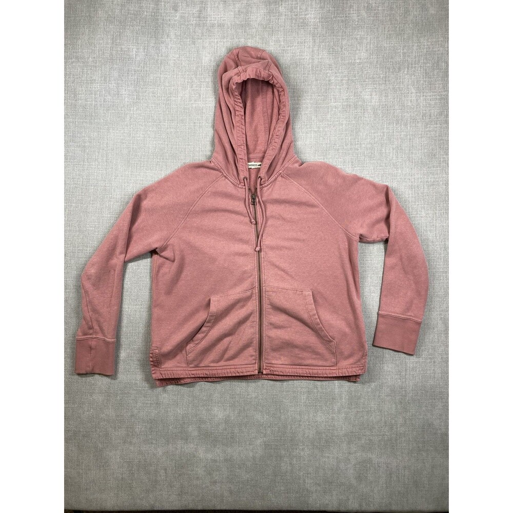 Toad&Co Epiq Zip Hoodie Womens Medium Organic Cotton Hemp Full Zip Sweatshirt